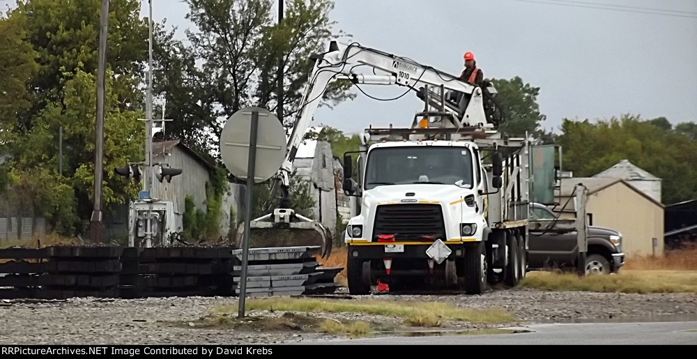 Setting the first prefab crossing down.